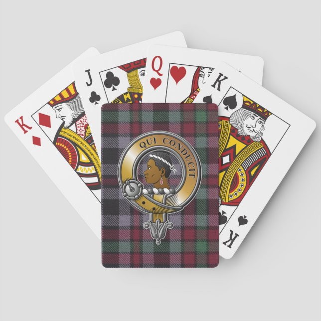 Borthwick Tartan & Badge Casinokort (Baksidan)