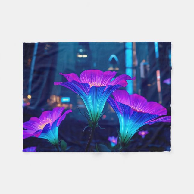 Bortom Bloominescent Fleecefilt (Framsidan (Horisontell))