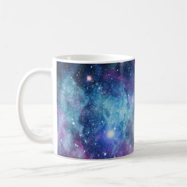 Bortom Cosmos-Abstrakten underverk från det britti Kaffemugg (Vänster)
