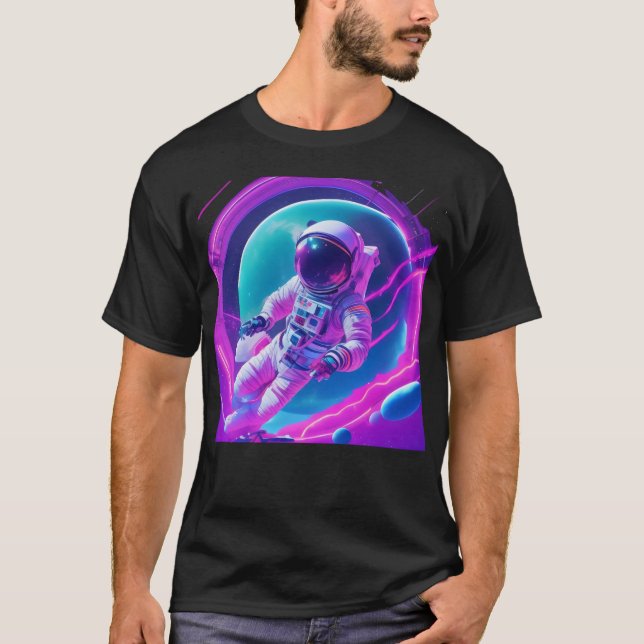 Bortom Cosmos- rymden T Shirt (Framsida)