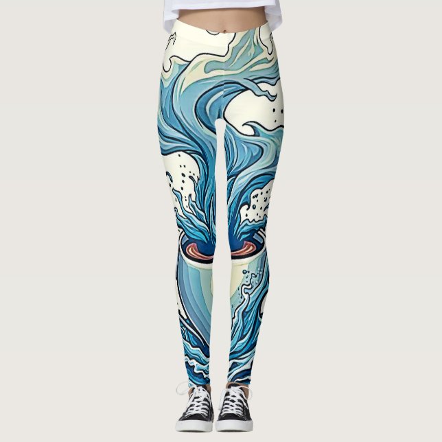 Bortom den dagliga koppen leggings (Framsida)