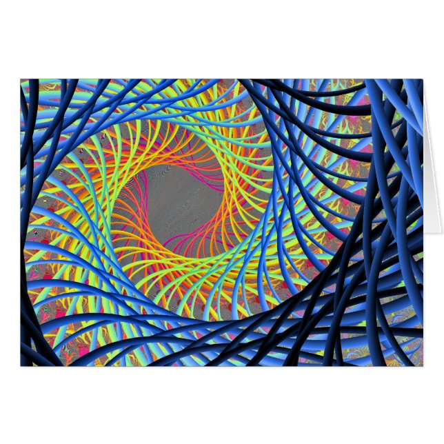 "Bortom gränsen" Hälsningskort (Framsidan Horizontal)