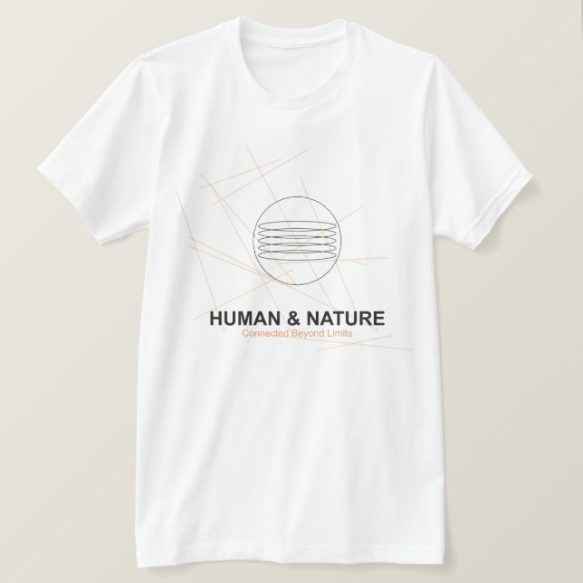 Bortom Gränser – Människa, Stad & Natur Sammanbund T Shirt (Design framsida)