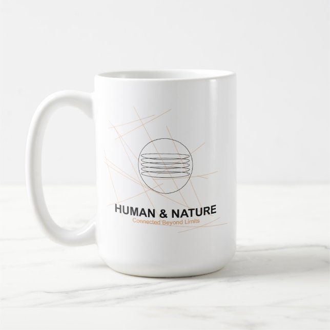Bortom gränser – människa, stad och natur sammanko kaffemugg (Vänster)