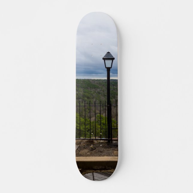Bortom halvmånen skateboard bräda 20,5 cm (Framsida)