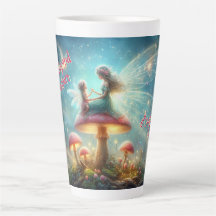 Bortom mäten Personlig Fairy Latte Mugg