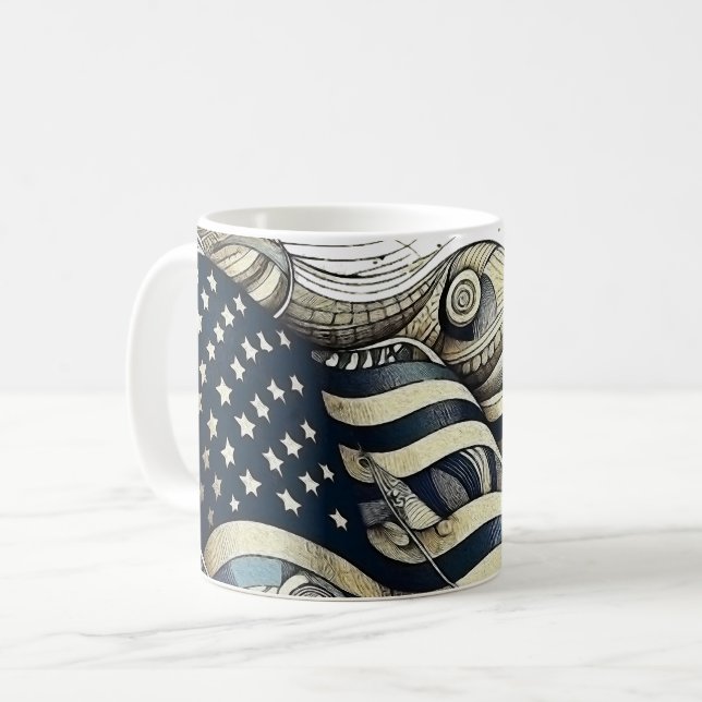 Bortom Rand och stjärnor Kaffemugg (Framsida vänster)