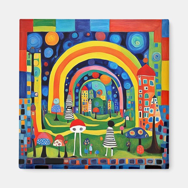 Bortom regnbågen magnet (Framsidan)