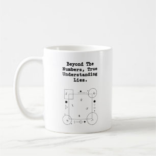 Bortom Siffrorna Sant Matematiskt Förståelse Kaffemugg