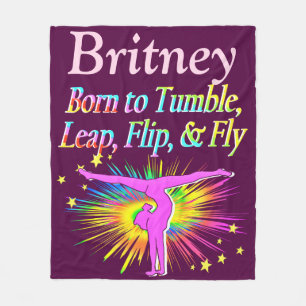 BORTOM TILL TUMBLE PERSONLIG FLEECE BLANKET