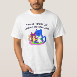 Bortskämd rutten kattT-tröja Tee Shirt