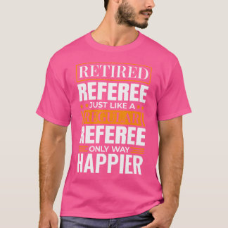 Borttagen Basketbollskonstruktion för basebollsref T Shirt