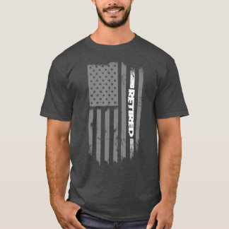 Borttagen korrektionsförrättare Flagga Amerika Thi T Shirt