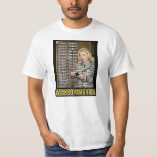 Borttagnings Hillary för T-shirt