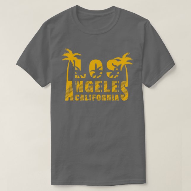 Borttappad Angeles California Funny Surfa Ord T Shirt (Design framsida)