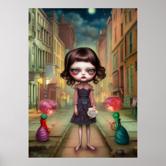 Borttappad av Ledsen i staden Poster (Framsidan)