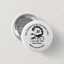 Borttappad Black Scorpion Monogram Family Home Adr