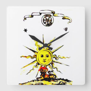 BORTTAPPAD BOK AV NOSTRADAMUS FYRKANTIG KLOCKA