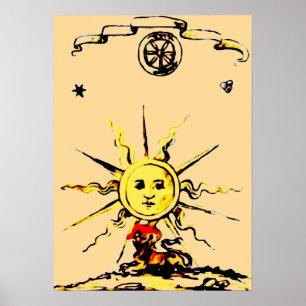 BORTTAPPAD BOK AV NOSTRADAMUS POSTER