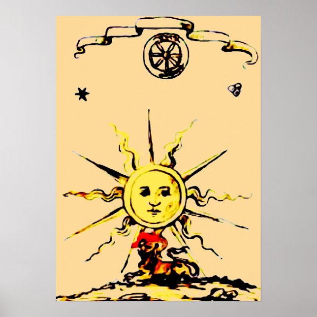 BORTTAPPAD BOK AV NOSTRADAMUS POSTER (Framsidan)