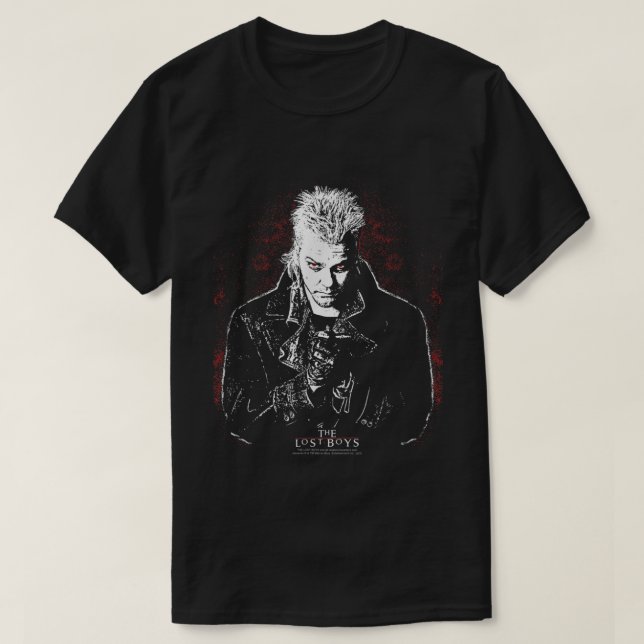 Borttappad Boys David Red Öga T Shirt (Design framsida)