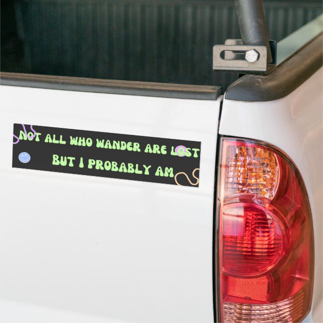 Borttappad Bumper-etikett Bildekal (På lastbil)