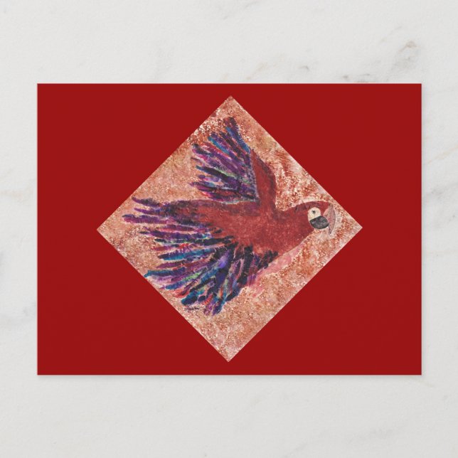 Borttappad Cave Parrot-vykort Vykort (Framsida)