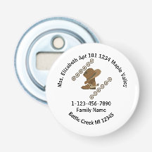 Borttappad Cowboy Boot and Hat Family Home Adress