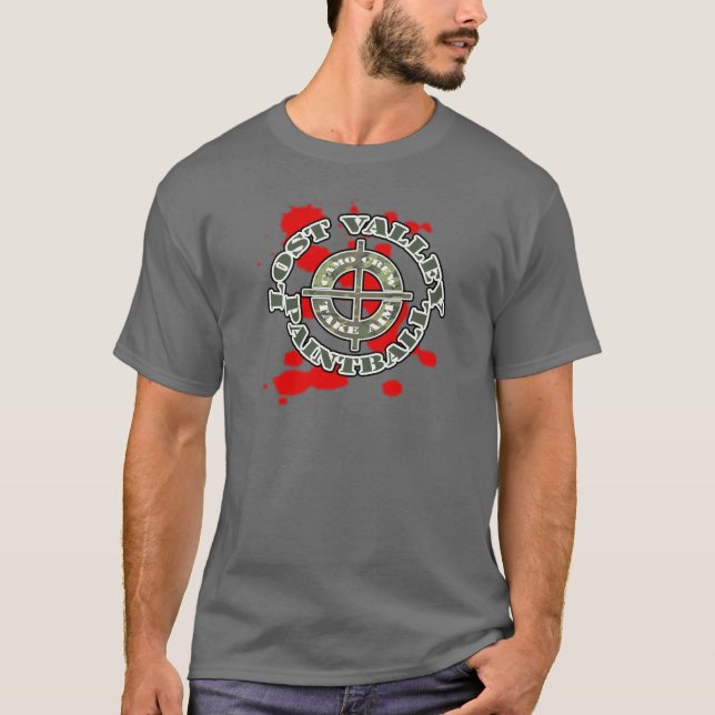Borttappad dalPaintball Tee Shirt (Framsida)