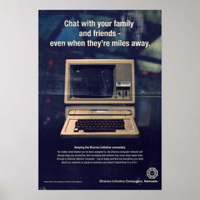 Borttappad Dharma Initiative Poster (Framsidan)