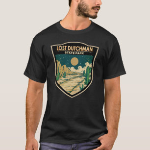 Borttappad Dutchman State Park Arizona Badge T Shirt