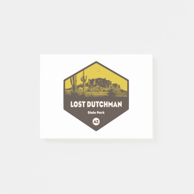 Borttappad Dutchman State Park Arizona Post-it Block (Framsida)