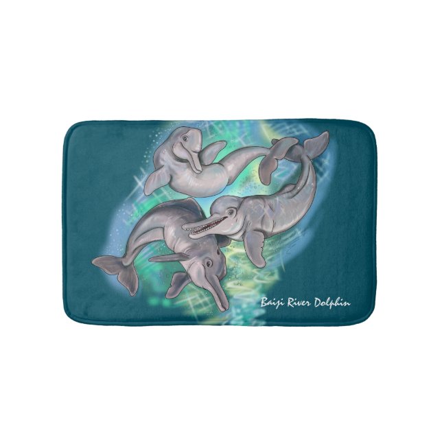 Borttappad Echos Baiji River Dolphin Badrumsmatta (Framsidan)