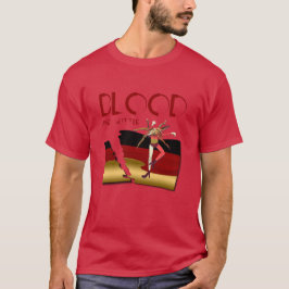 borttappad Eurovisions blod och glitter röda herre T Shirt