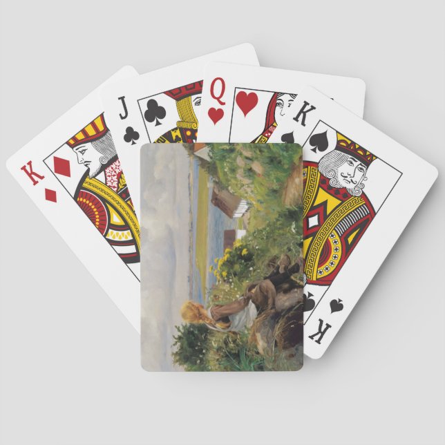 Borttappad för flickor i tanke (av H.A. Brendekild Casinokort (Baksidan)