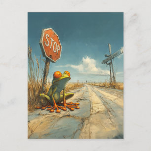 Borttappad Frog i Crossways Vykort