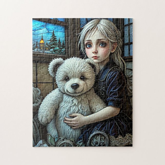 Borttappad Girl Pussel (Vertikal)