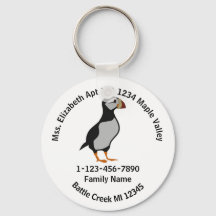 Borttappad Horned Puffin Permanent Family Home Adr