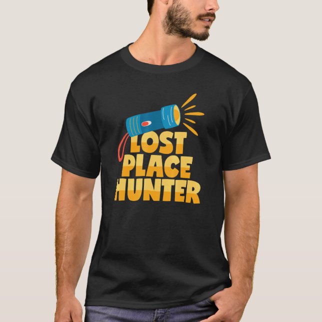 Borttappad Hunter Urban Explorer Flashlight T Shirt (Framsida)