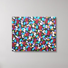 Borttappad i Abstrakten Stars Art Print Canvastryck