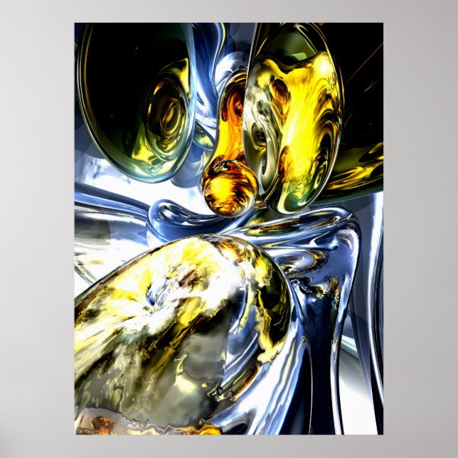 Borttappad i Abstrakten Utrymme Poster (Framsidan)