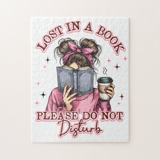 Borttappad i Bok... Pussel (Vertikal)