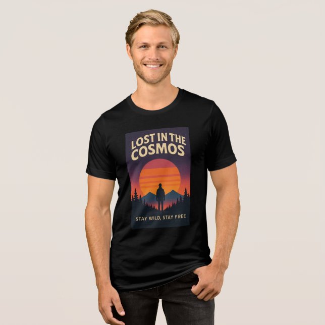 Borttappad i Cosmos T Shirt (Framsida Full)