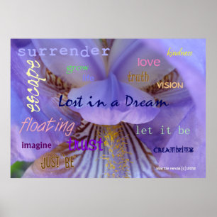 Borttappad i en Dream WordArt™-Poster Poster