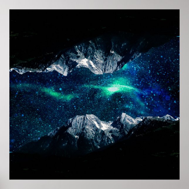 Borttappad i en värld av drömmar och berg poster (Framsidan)