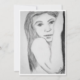 "Borttappad i Hennes Öga" teckning-kort Julkort