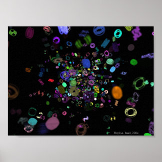 Borttappad i Julia Space Poster