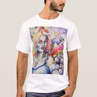 Borttappad i land på den eviga sommarens t-shirt