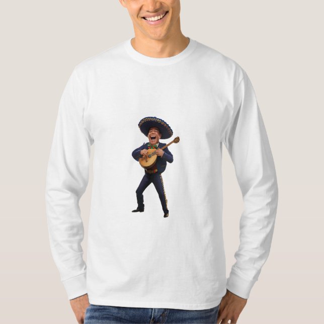 Borttappad i Melody: A Man's Glatta Guitar Session T Shirt (Framsida)