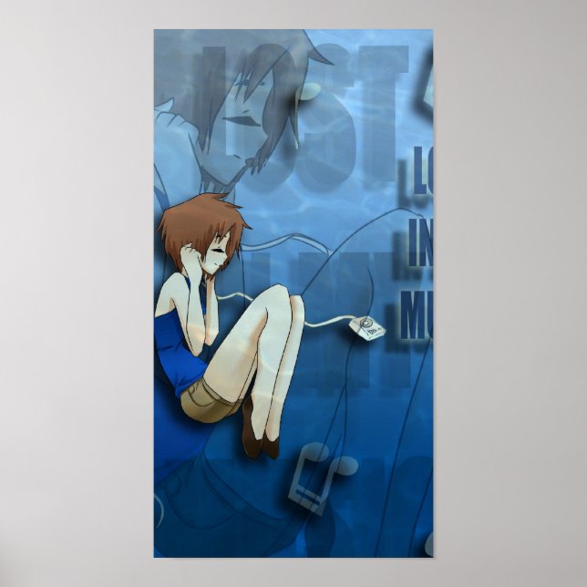 borttappad i min musik poster (Framsidan)